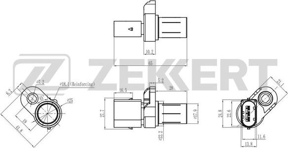 Zekkert SE-4096 - Impulsu devējs, Kloķvārpsta www.autospares.lv