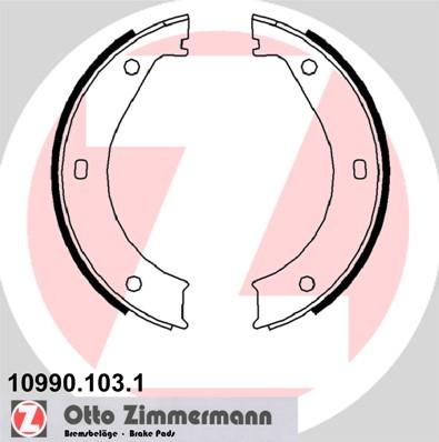 Zimmermann 10990.103.1 - Bremžu loku kompl., Stāvbremze www.autospares.lv