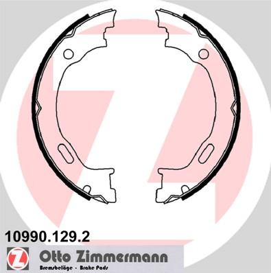 Zimmermann 10990.129.2 - Bremžu loku kompl., Stāvbremze www.autospares.lv