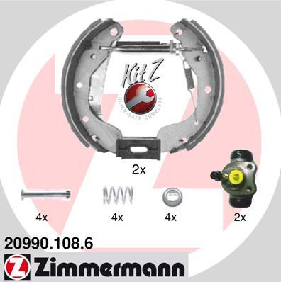 Zimmermann 20990.108.6 - Bremžu loku komplekts www.autospares.lv