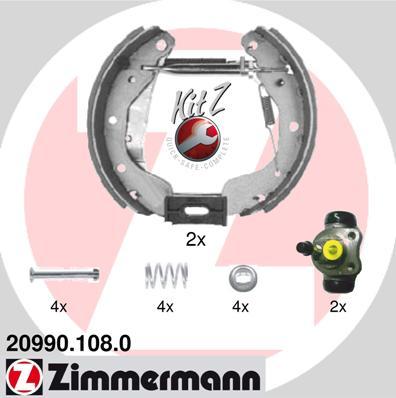 Zimmermann 20990.108.0 - Bremžu loku komplekts www.autospares.lv
