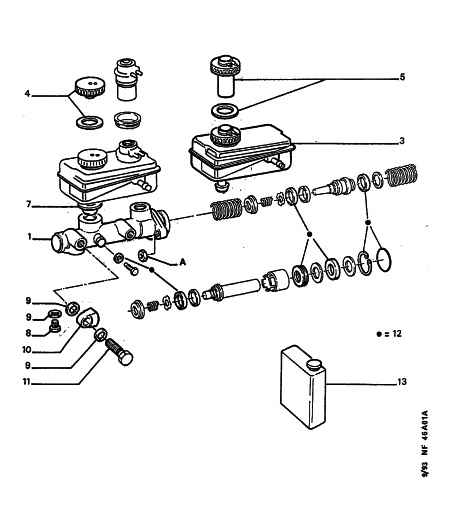 PEUGEOT 4601-83 - Galvenais bremžu cilindrs www.autospares.lv